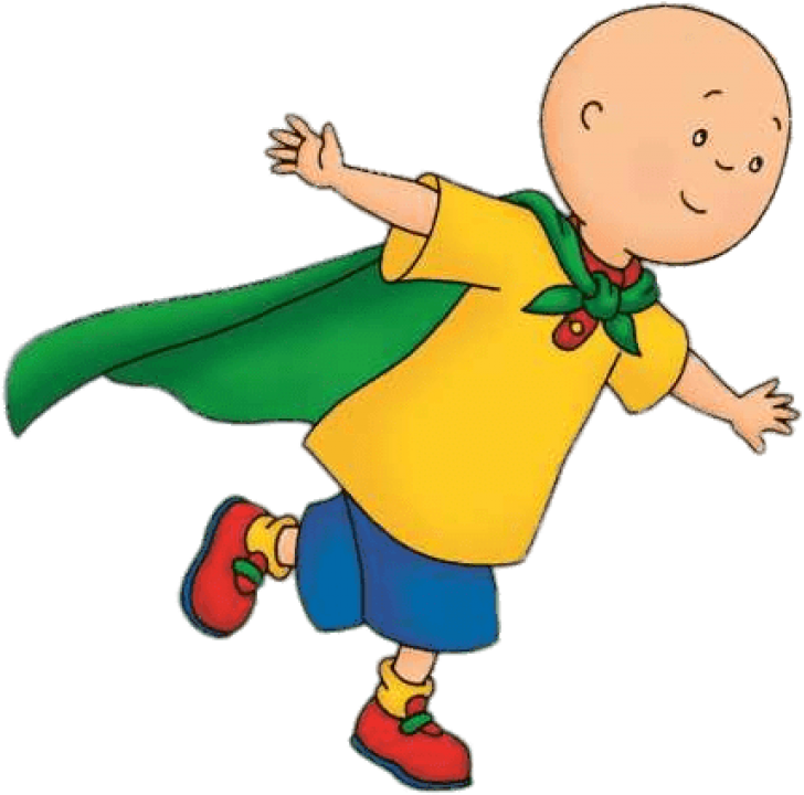 Download Caillou Superman Clipart Png Photo - Caillou Kid (850x839), Png Download