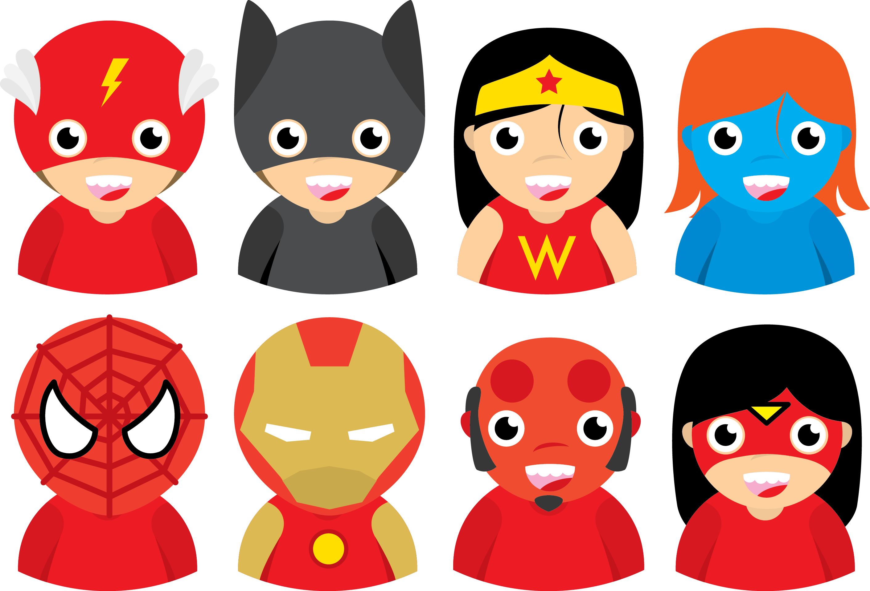Superman Logo Clipart Ironman - Iron Man Vector Cartoon (2822x1919), Png Download
