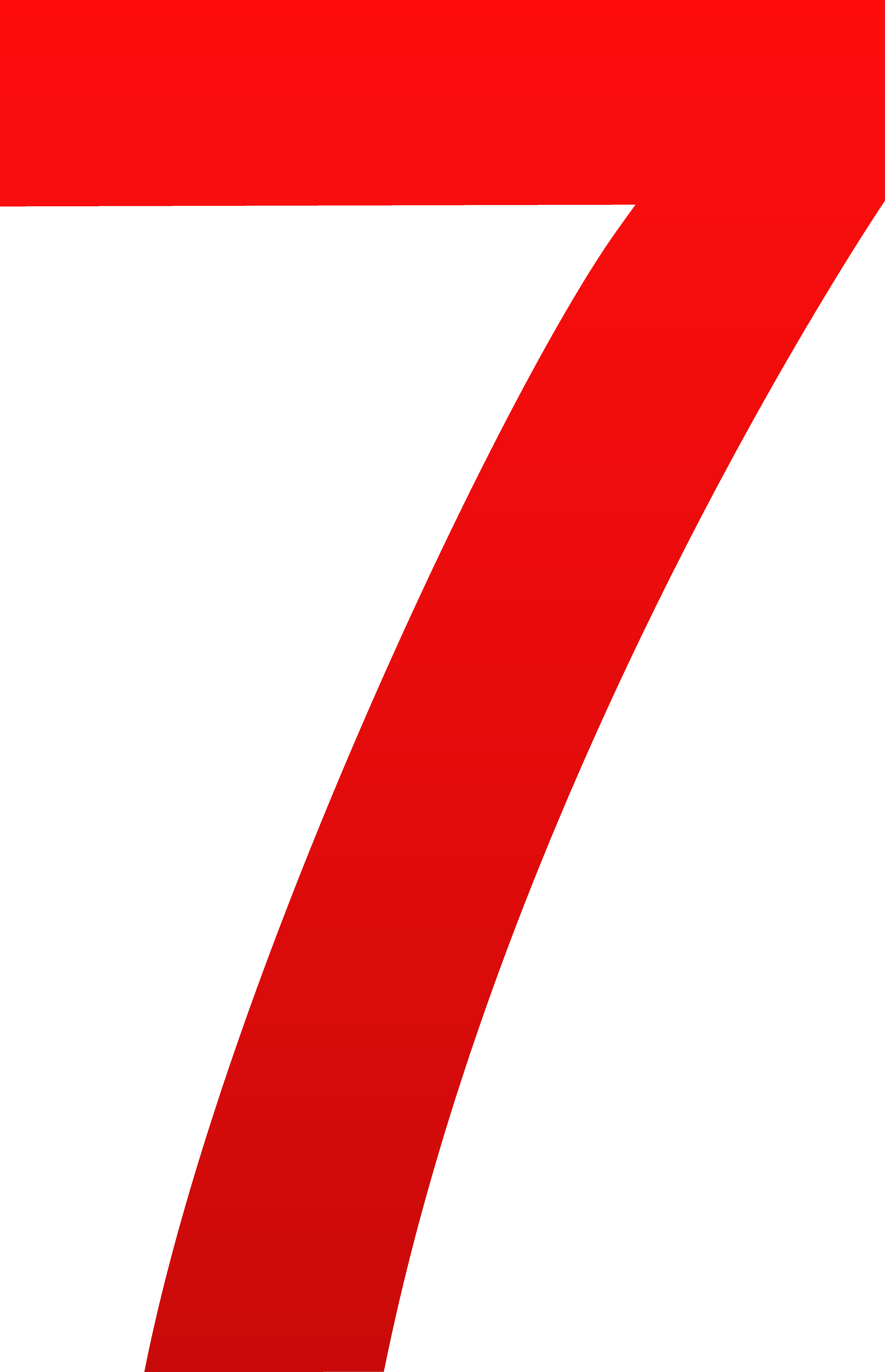 Number 7-images - Number 7 Images Cartoon (4325x6704), Png Download