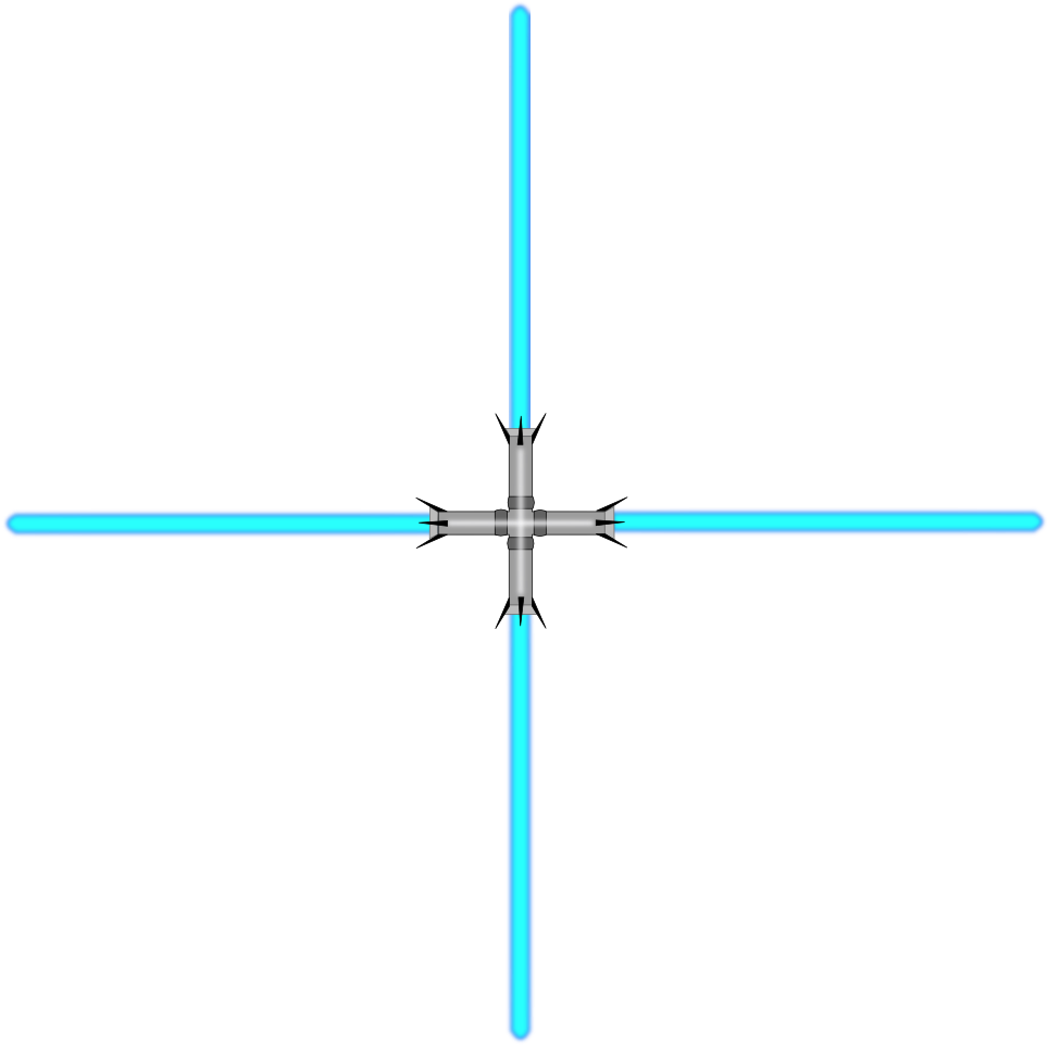 Download Image As A Png - Coloring Page Double Lightsaber (1000x1000), Png Download