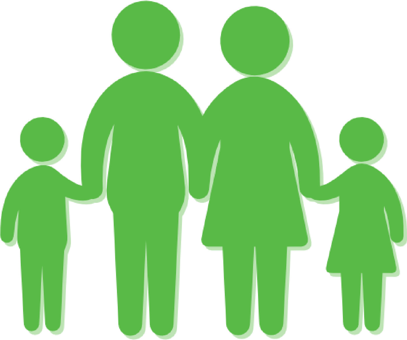 Fitness Icons - Family Silhouette Coloring Pages (1667x1667), Png Download