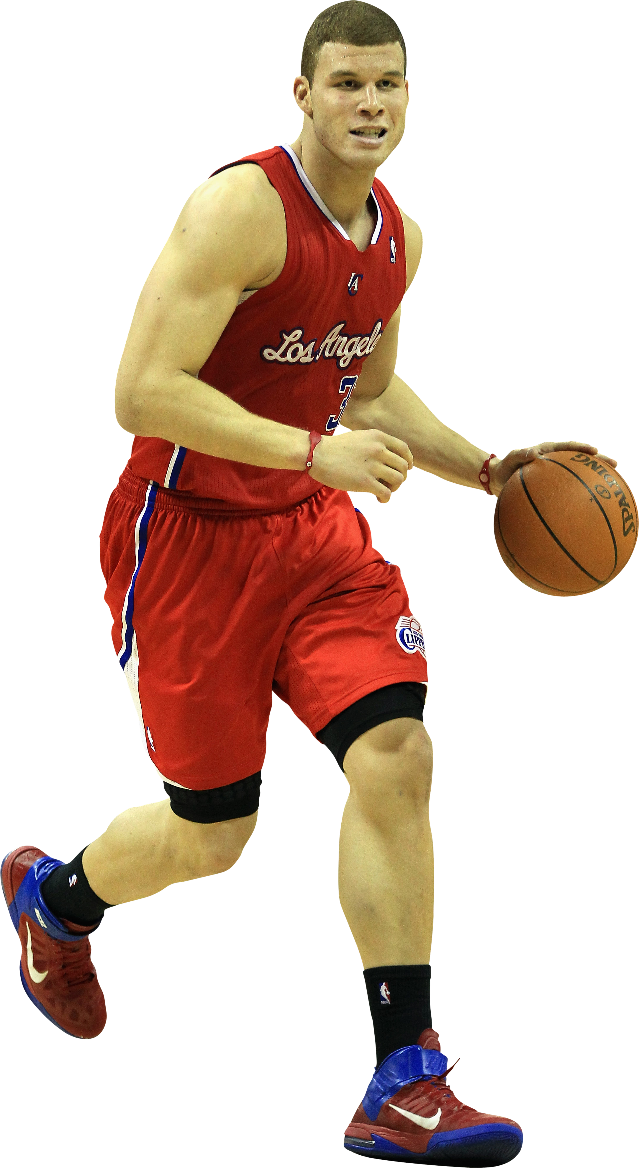 Blake Griffin Png For Kids - Dribble Basketball (2166x3956), Png Download