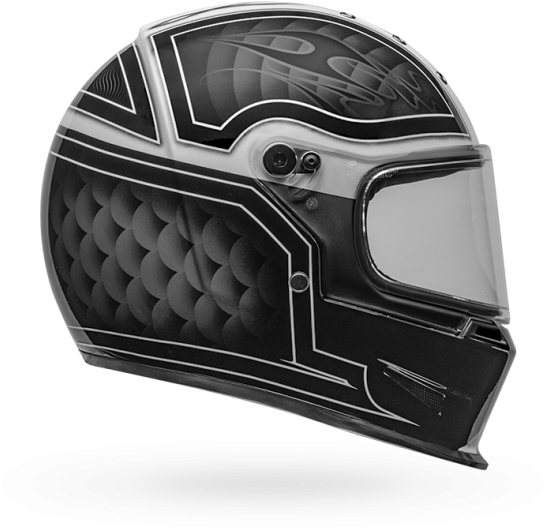 Bell Eliminator Helmet Outlaw Gloss Black / White - Bell Eliminator Helmet Outlaw (600x600), Png Download