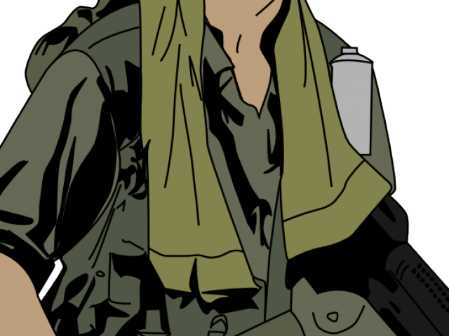 Drawn War Us Soldier Vietnam - Vietnam War Us Soldier Png (640x480), Png Download