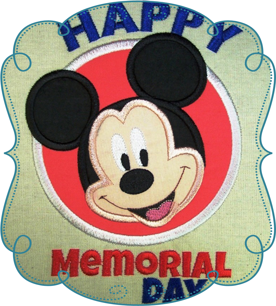 Happy Memorial Day - Cartoon (1000x1000), Png Download