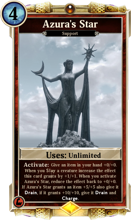 Azura's Star - Almalexia Elder Scrolls Legends (490x780), Png Download