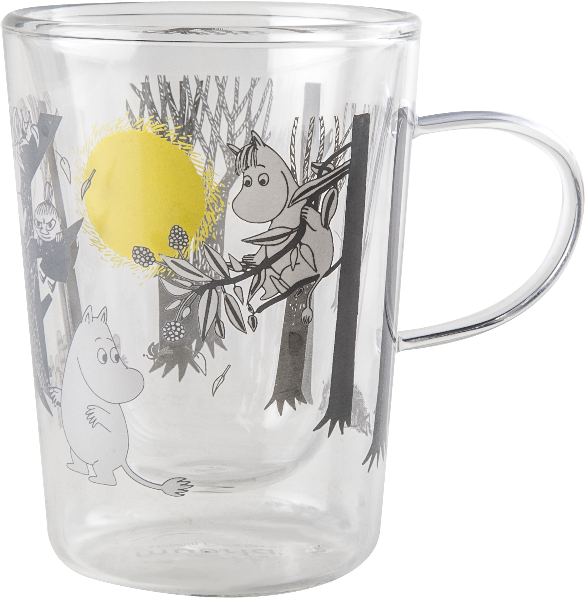 Products - › - Moomin Glass Mug (2832x2670), Png Download