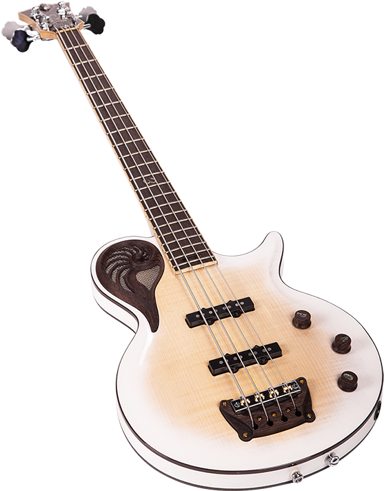Epsilon Bass Uj4 White Burst Product - Electric Guitar (1000x711), Png Download