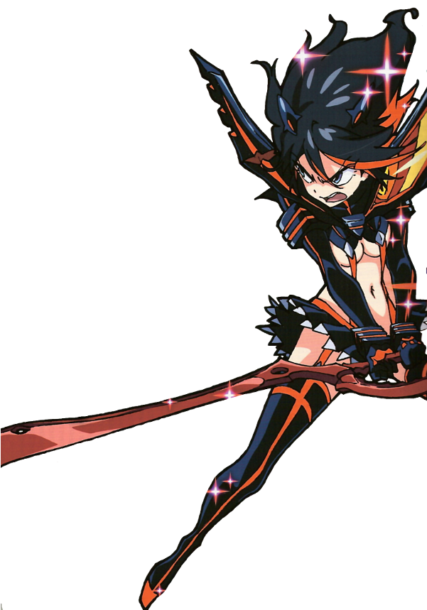 “ Transparent Ryuko ” - Illustration (600x907), Png Download