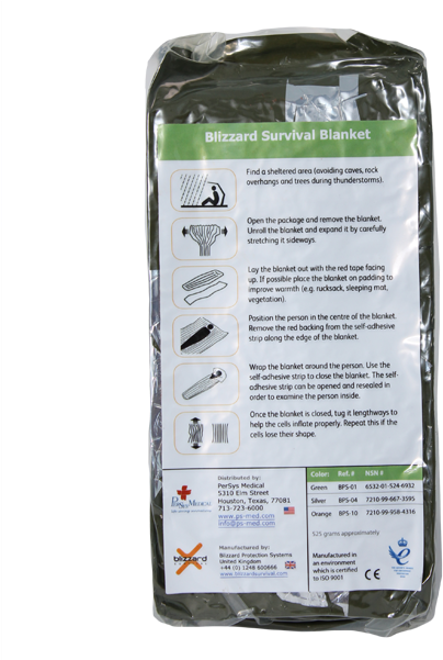 Blizzard Survival Blanket Green - Blizzard Survival Blanket Купить (600x600), Png Download