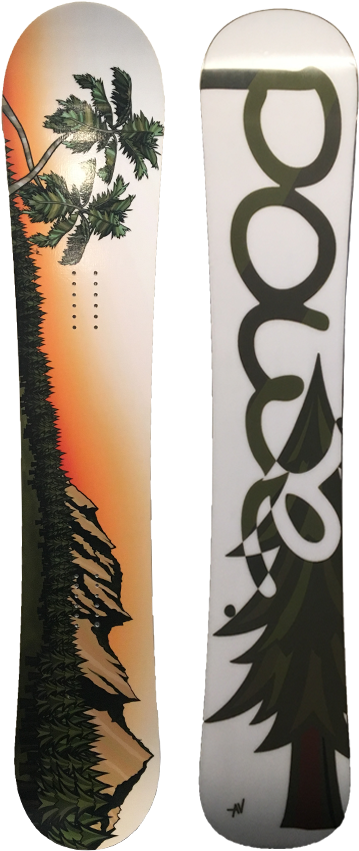 998 X 1000 2 - Snowboard With Palm Trees (998x1000), Png Download