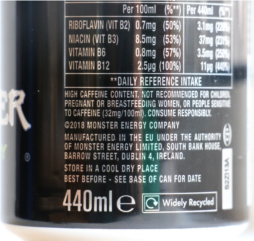 Monster Energy Packaging - Display Device (1086x830), Png Download