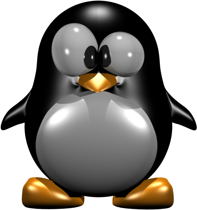 Score 57% - Pinguino Linux (1280x1024), Png Download