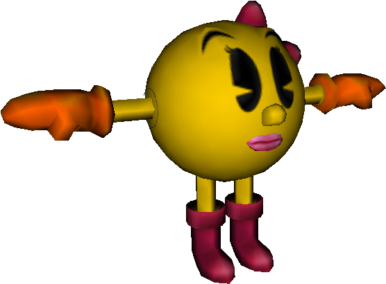 Download Zip Archive - Ms Pac Man Model (750x650), Png Download