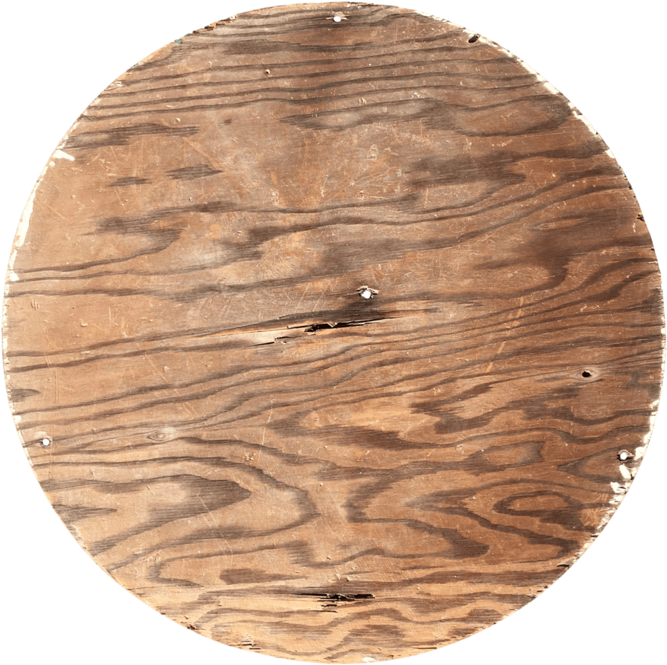 Hand-painted Wood "bull For Sale" Folk - Plywood (1024x1024), Png Download