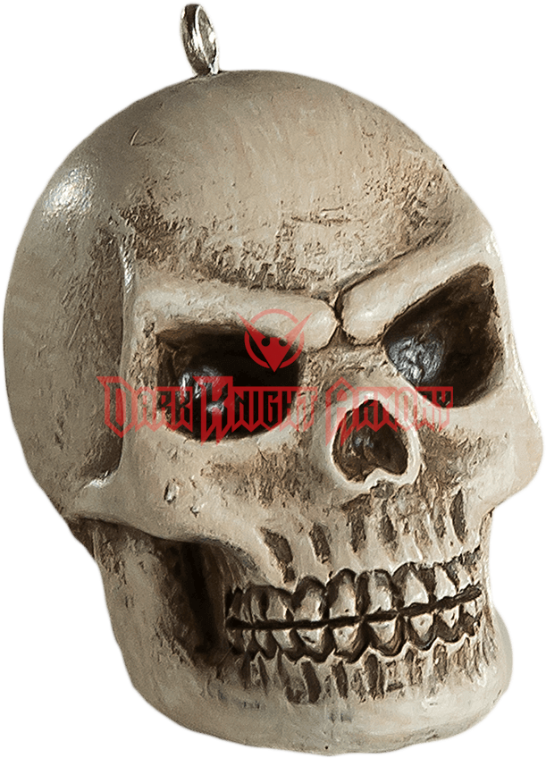 Human Skull Horror Ornament - Skull (850x850), Png Download