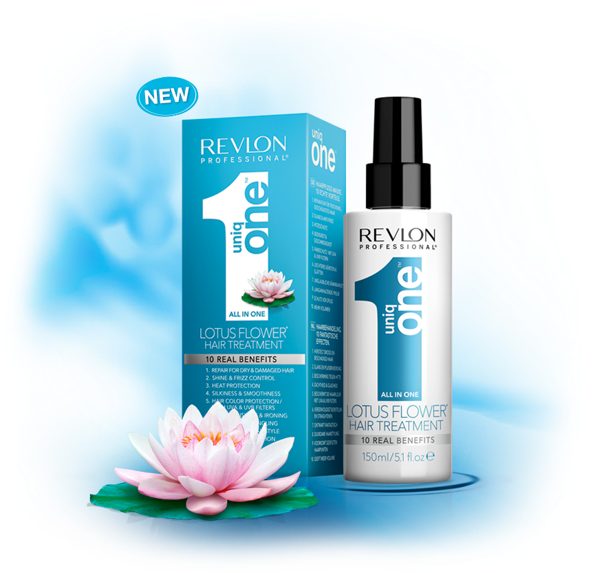 Revlon Uniq-one Lotus Flower Hair Treatment - Revlon Uniq One Lotus Flower (900x944), Png Download
