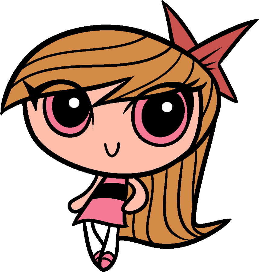 Draw A Powerpuff Girl (858x898), Png Download