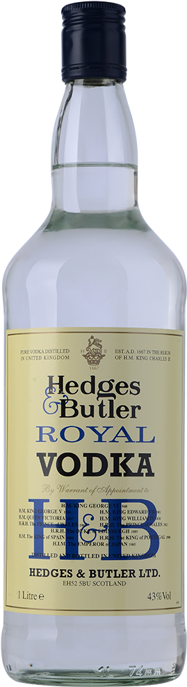 Hedges & Butler Vodka 1l - Hedges And Butler Vodka (652x1060), Png Download