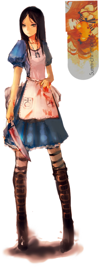 American Mcgee's Alice - Alice Madness Returns Render (400x903), Png Download
