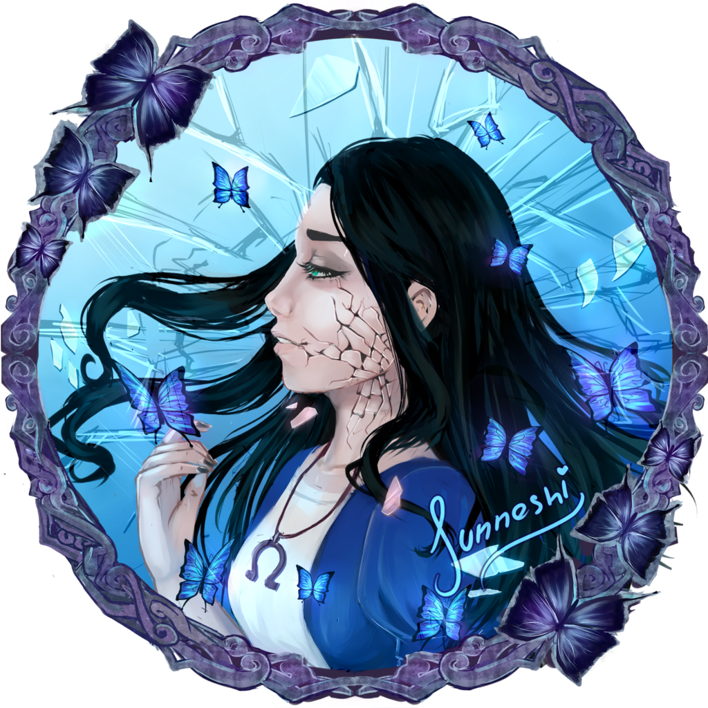 Alice Madness Returns, Halloween Horror, Inktober, - Illustration (1024x1024), Png Download