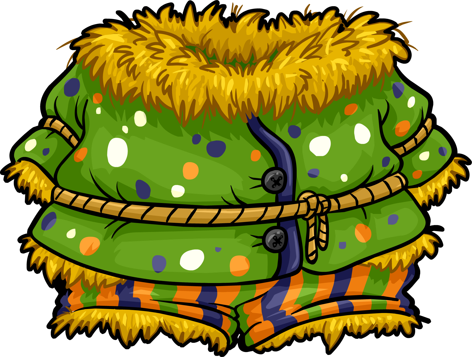 Silly Scarecrow Suit (1887x1428), Png Download