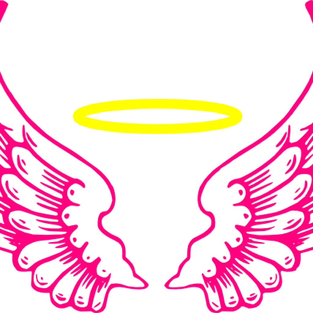 Halo Clipart Halo Clip Art Clipart Panda Free Clipart - Angel Wings With Halo Clip Art (1024x1024), Png Download