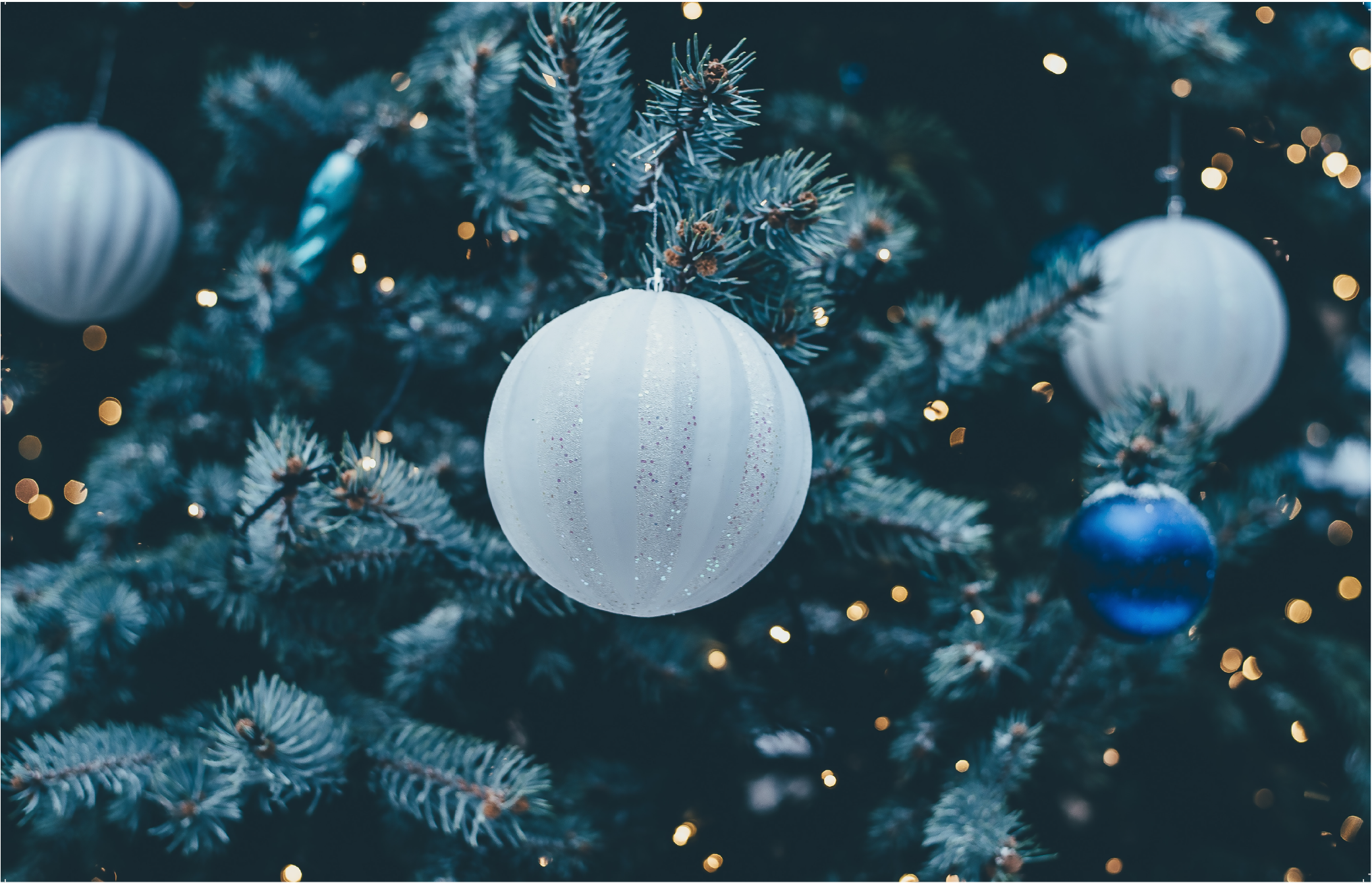 50012 Blue Christmas - Merry Christmas Images 2018 (2083x2179), Png Download