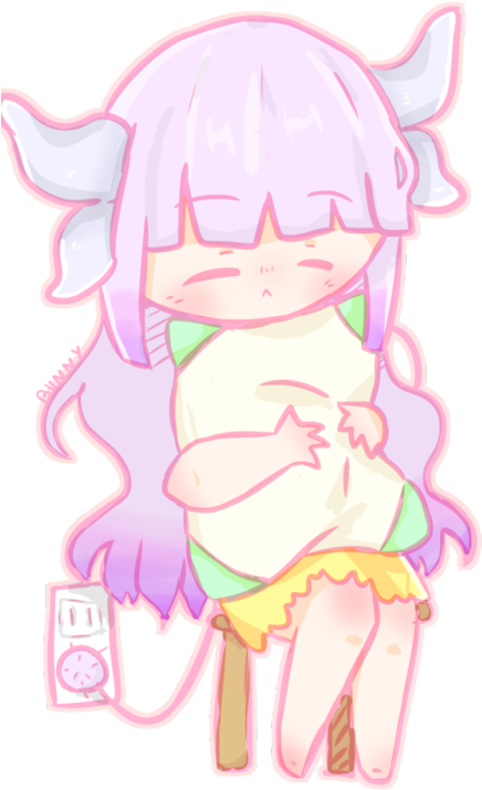 Chibi Chi Tumblr Kanna Kamui Ⓒ - Illustration (465x750), Png Download
