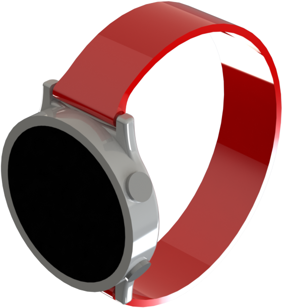 Red Silver Isometric - Circle (1400x1120), Png Download