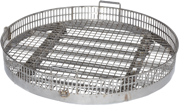 Stainless Steel Round Perforated Basket, Parts Washer - Ceiling (826x471), Png Download