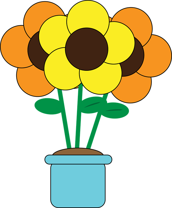 Vaso Flor Png - Jarro De Flor Desenho (594x720), Png Download