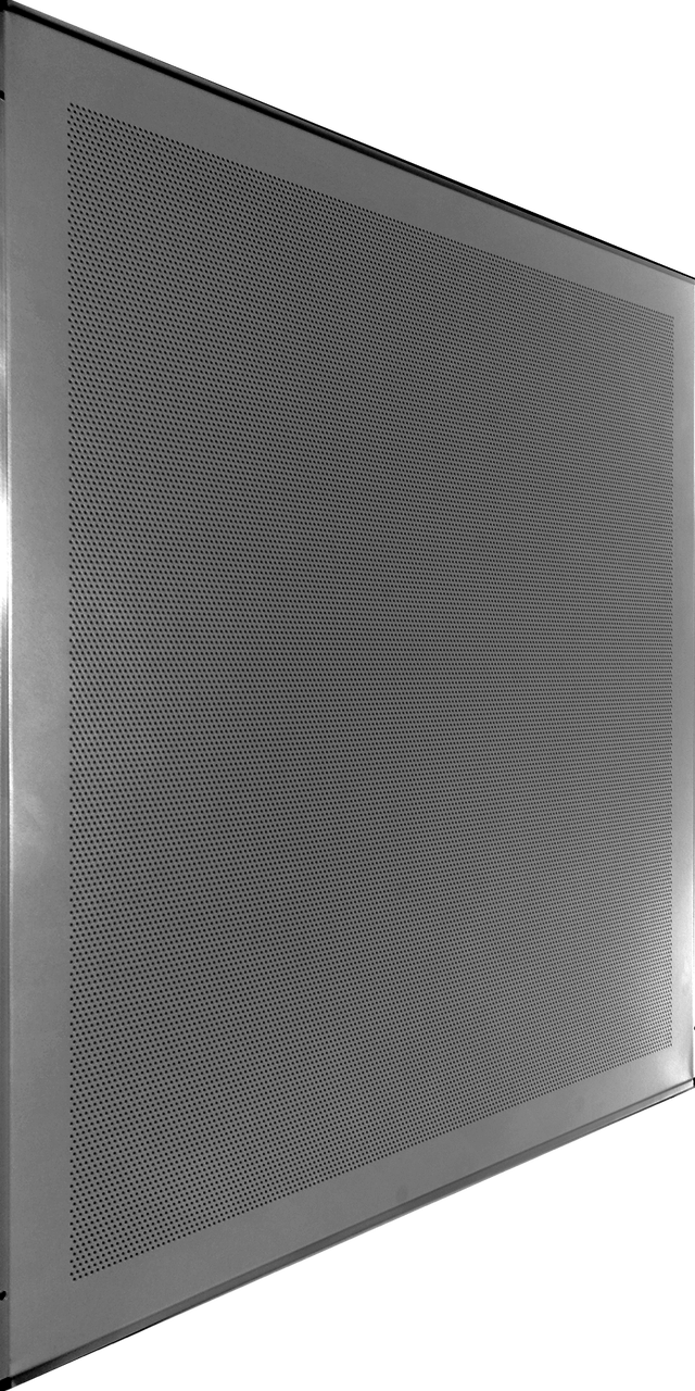 Micro Perforated Acoustical Aluminum Ceiling Tile W/soundtex - Subwoofer (640x1280), Png Download