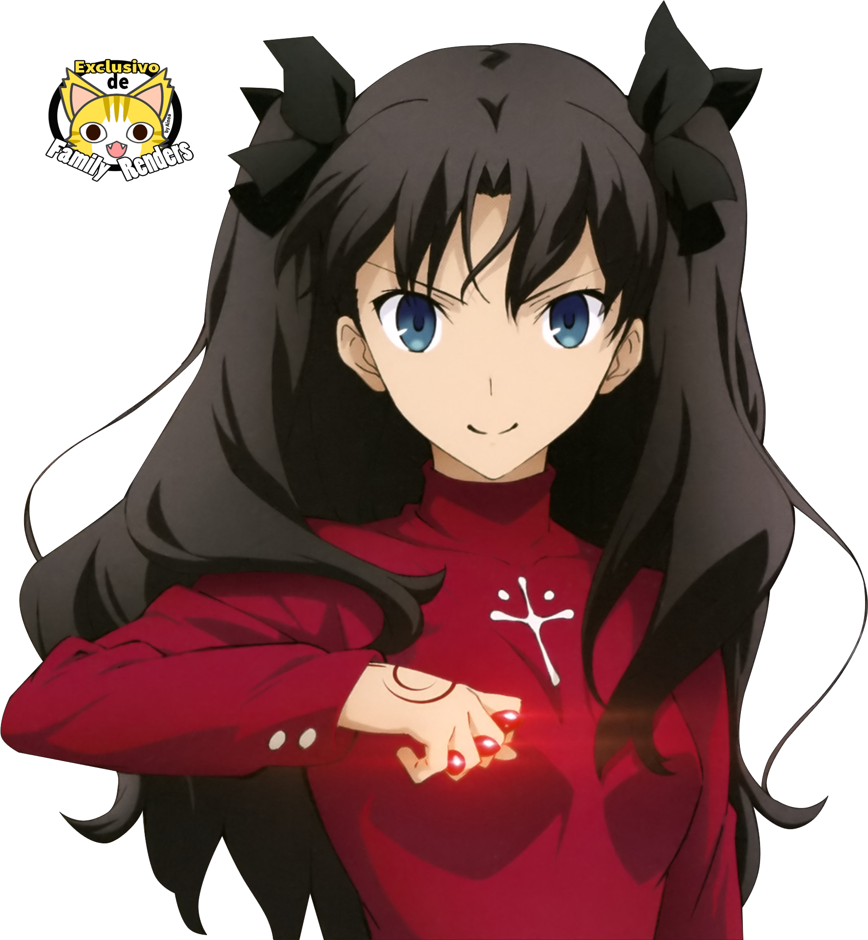 Rin Tohsaka T Shirt (1904x1984), Png Download