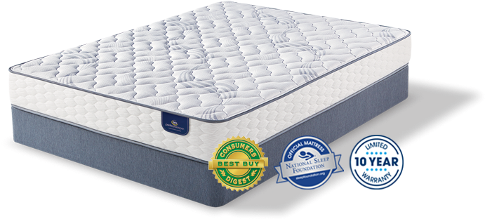 Serta Perfect Sleeper Labyrinth Firm Twin W/boxspring,lazboy - Serta Perfect Sleeper Select Super Pillow Top 500 Innerspring (700x700), Png Download