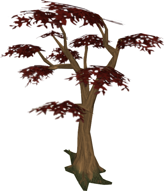 Red Tree (576x673), Png Download
