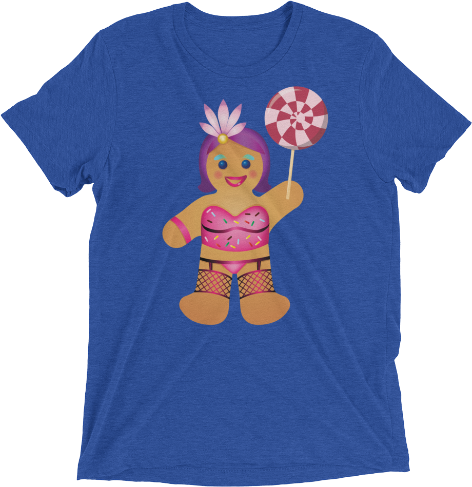 Gingerbread Drag Queen Triblend T Shirt Swish Embassy - Shirt (1000x1000), Png Download