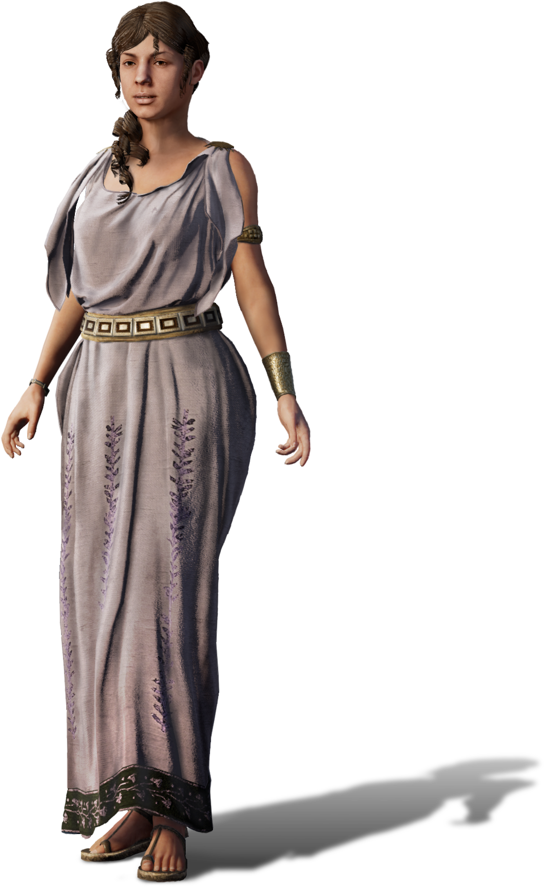 Acodiscoverytour Posing Greeknoblewoman 180213 6pmparistime - Standing (3840x2160), Png Download
