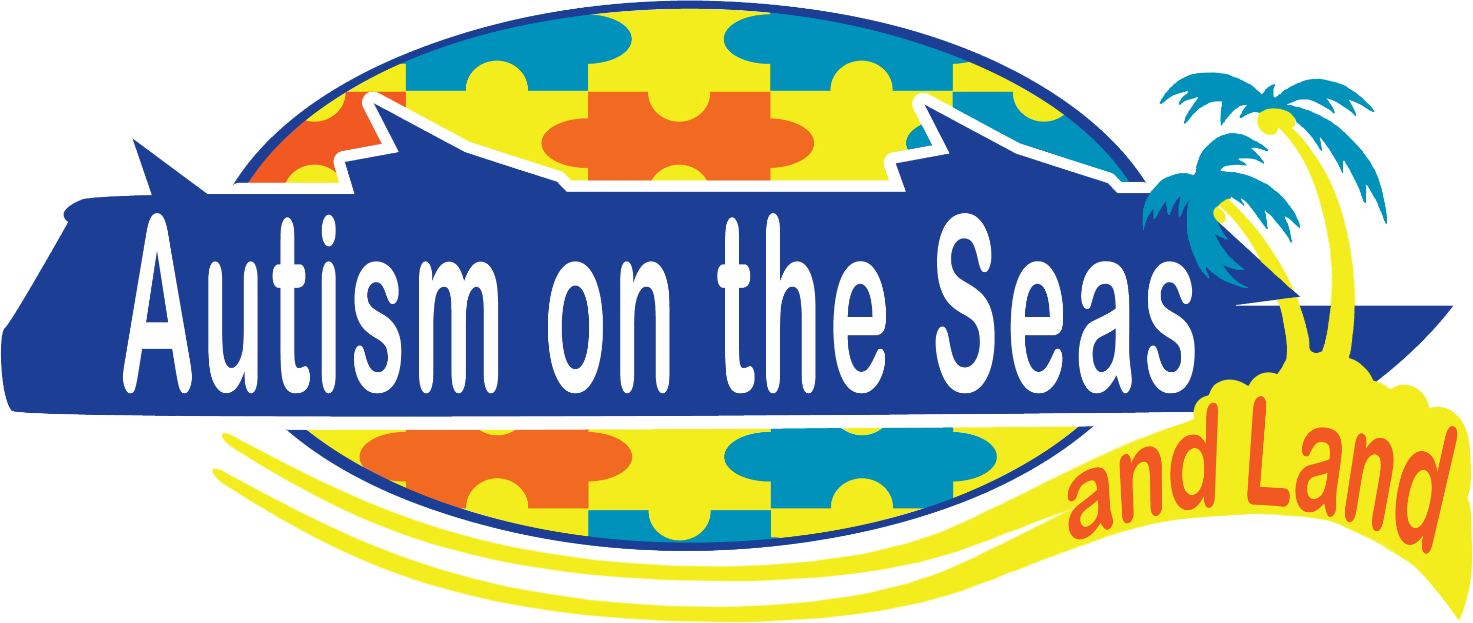 Autismontheseasandland Logo - Autism (2955x1284), Png Download