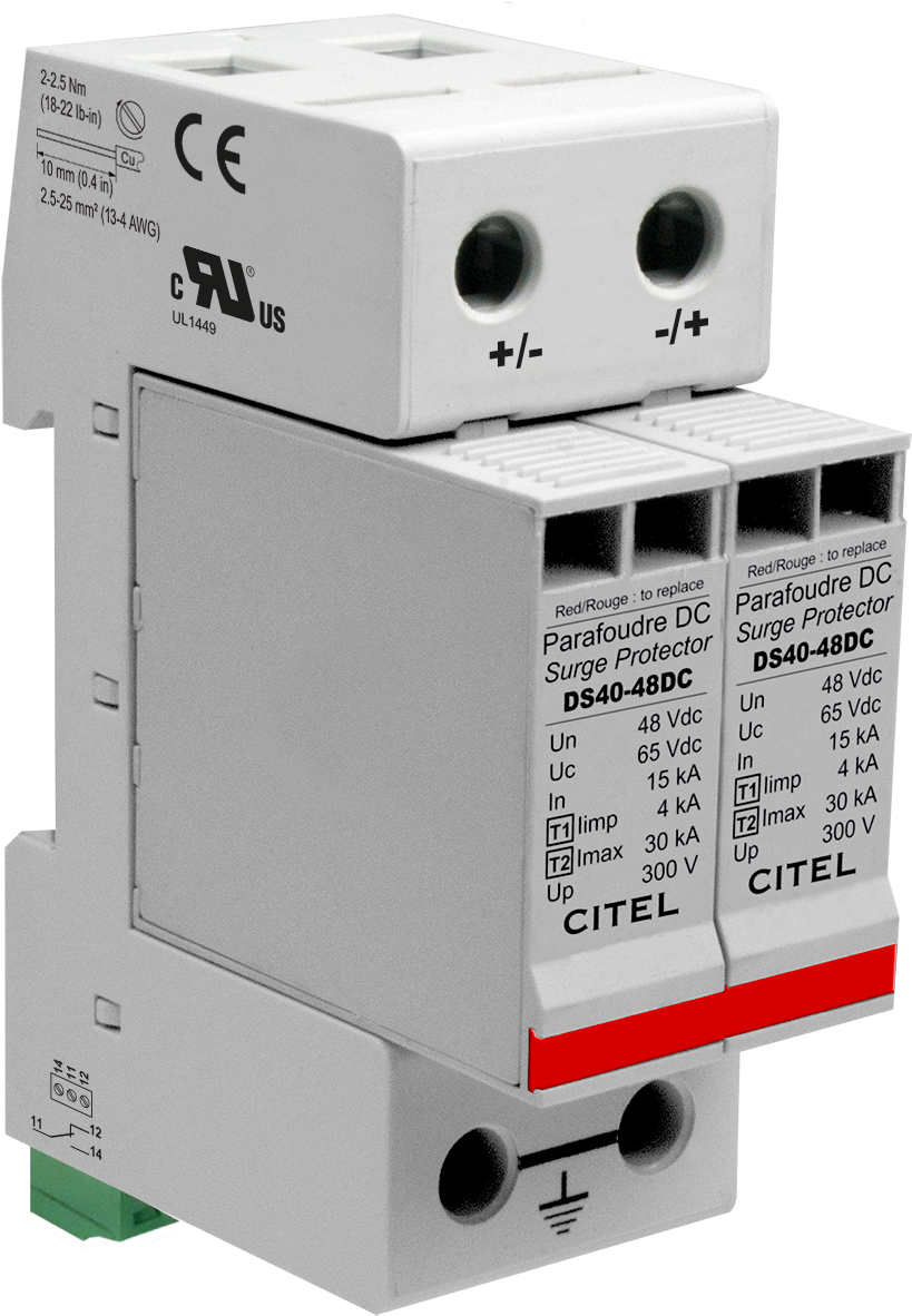 Type 2 Dc Surge Protector - Surge Protector Type 2 (945x1254), Png Download