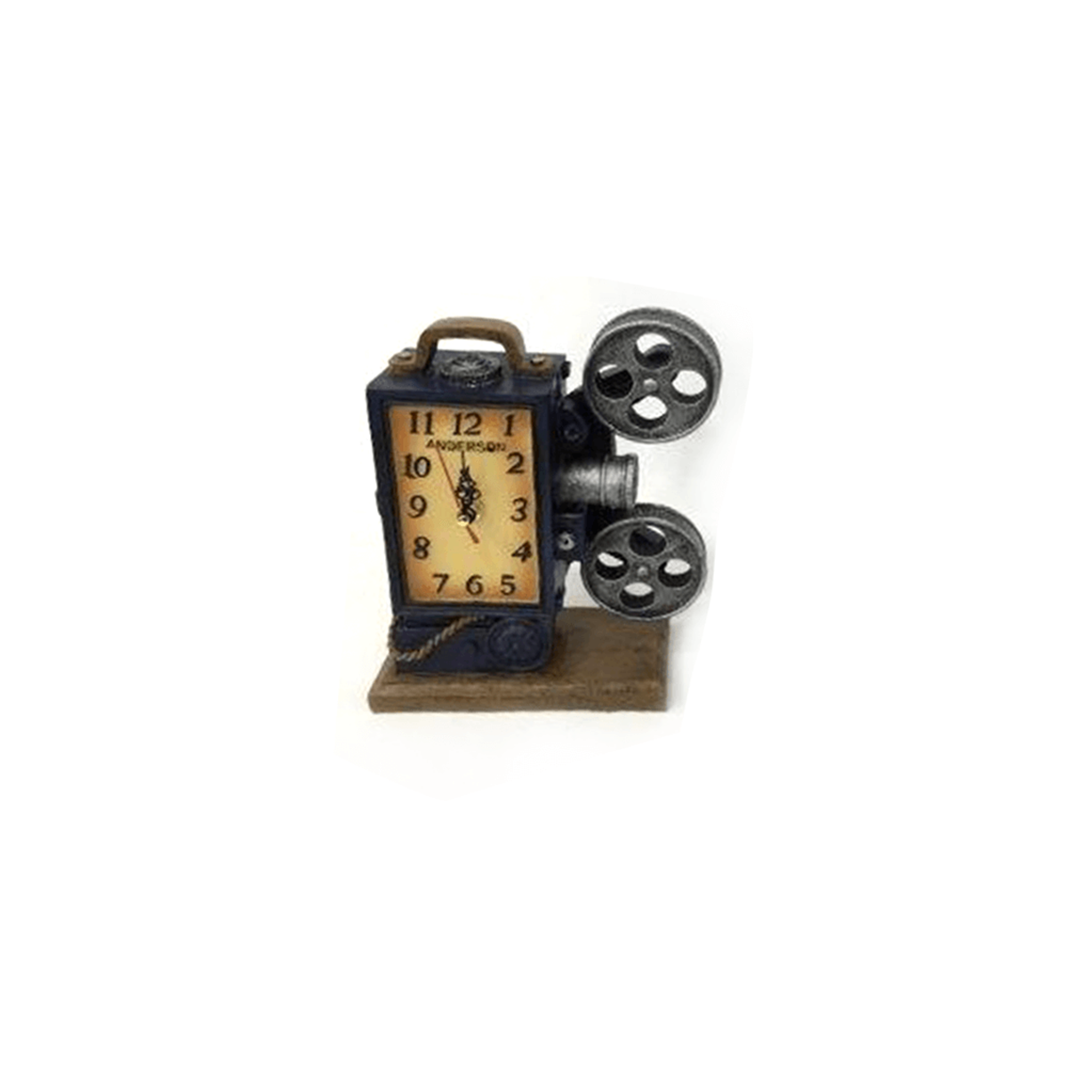 Image Decorative Table Clock Camera Old Film - Alarm Clock (1200x1800), Png Download