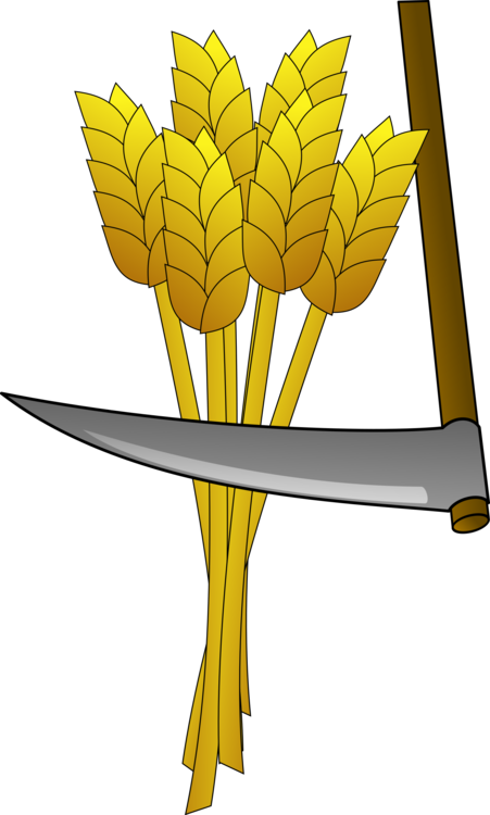 Ancient Greece Crop Agriculture Farm Field - Tool To Harvest Wheat (451x750), Png Download