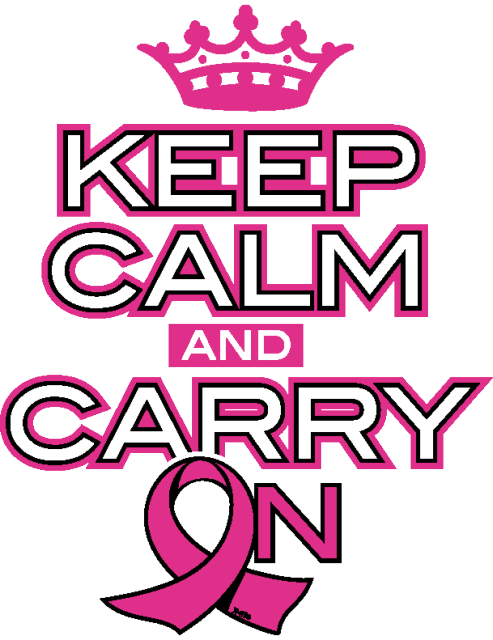 Keep Calm Breast Cancer (493x640), Png Download