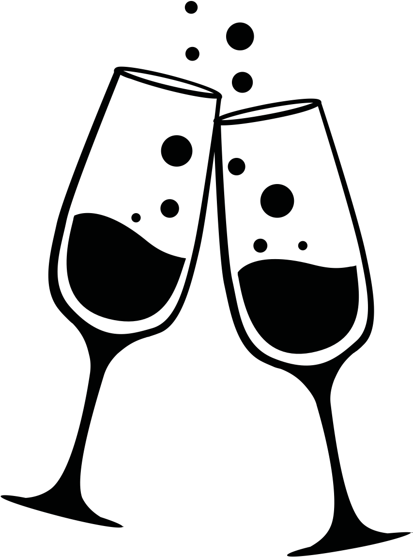 Champagne Clipart Prosecco - Prosecco Glass Clip Art (1200x1200), Png Download