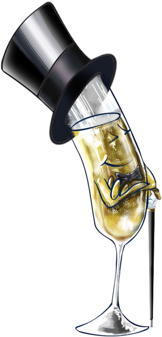 Gifs Champagne Trinquer - Bon Reveillons Et Bonne Annee (600x771), Png Download