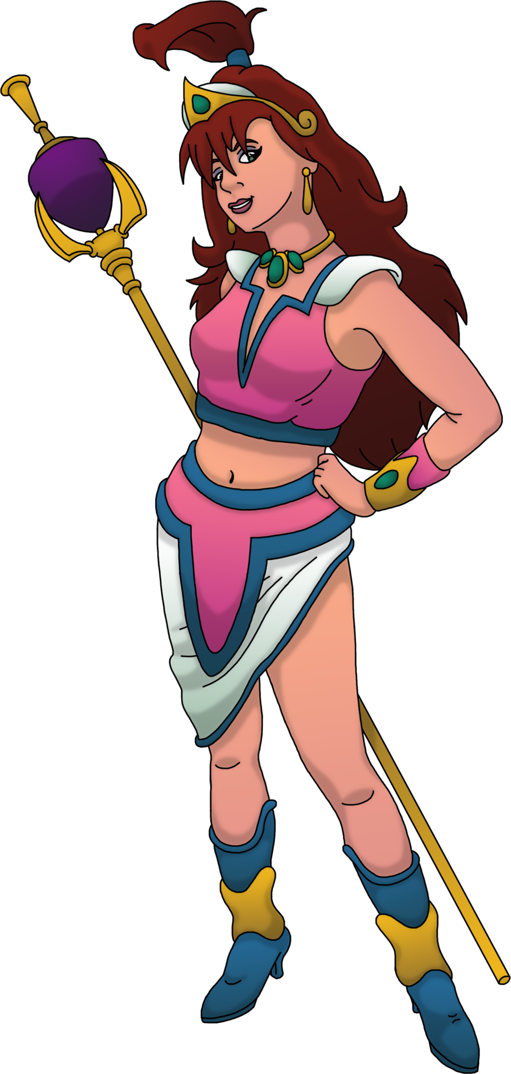 Princesses Images Princess Lana Hd Wallpaper And Background - Princess Lana Captain N (1024x2151), Png Download