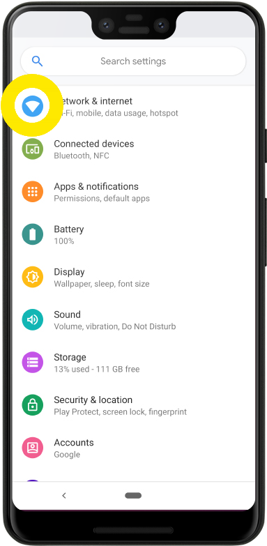 From Network & Internet, Tap On Mobile Network - Smartphone (480x882), Png Download