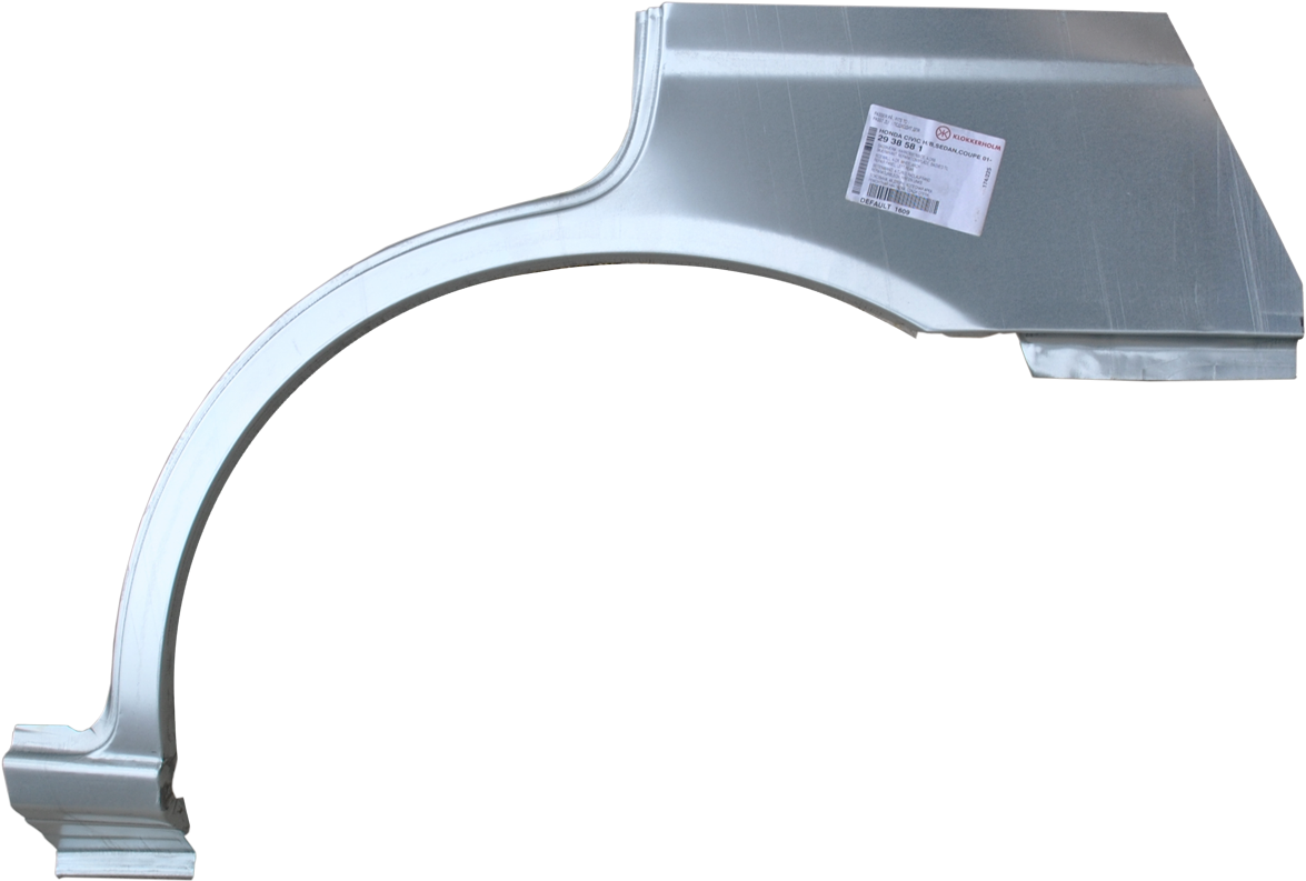 2001-2005 Honda Civic - 2005 Honda Civic Rear Fender (1200x818), Png Download
