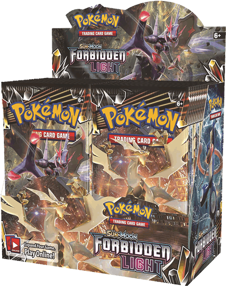 Sun & Moon Forbidden Light Booster Box - Pokemon Card Forbidden Light (600x600), Png Download