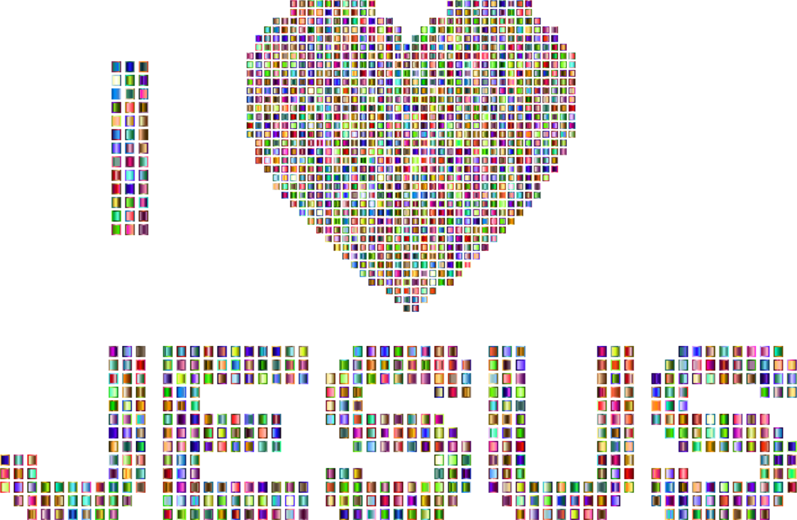 Optical Illusion Clipart Religious - Love Jesus No Background (1150x750), Png Download